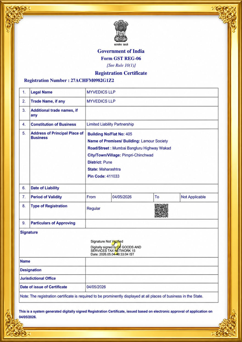 GST Registration Certificate